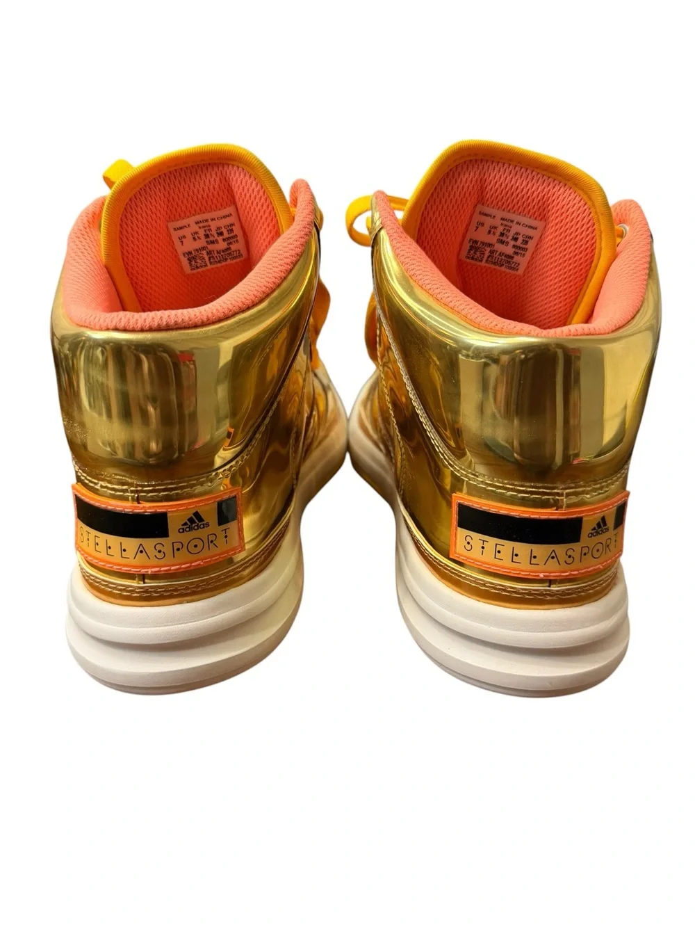 Adidas StellaSport Gold Sample Sneakers Sz 7